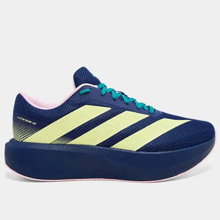Tênis adidas Latin Run 3.0 Corrida Caminhada Treino Azul 37 Br