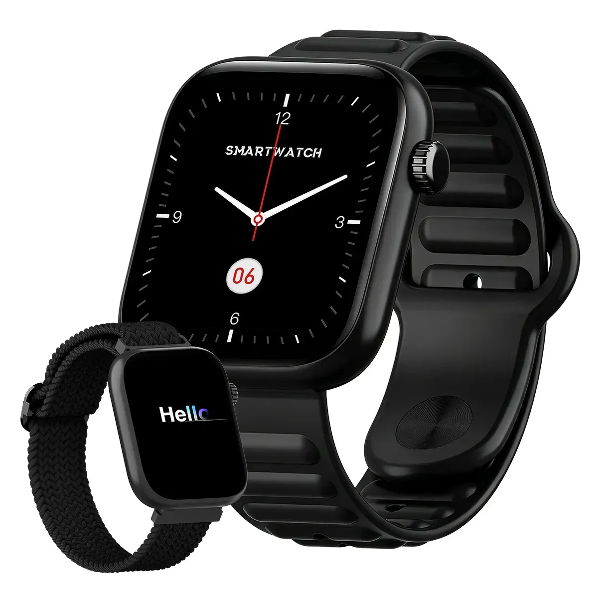 Relógio Smartwatch Forestory Inteligente Tela 1.83 Bluetooth Ip68 À Prova D'água Notificações Chamadas Saúde Smart Watch Relogio Corrida Com Android E Ios Com 2 Pulseiras Feminino Masculino