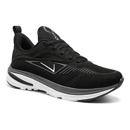 Tênis Feminino Olimp Vili Fusion Academia Caminhada Treino Preto 37 Br