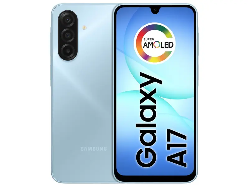 Celular Samsung Galaxy A17 256GB 8GB RAM Preto 6,7" Câm. Tripla + Selfie 13MP