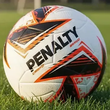 Bola Futebol Campo Penalty Bravo XXIV Ultra Fusion Câmara 6D Controle Precisão Treino e Jogos em Gramado Natural