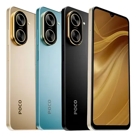 Celular Xiaomi Poco C71 Dual Sim 128 Gb Global 4+4gb Ram Cor Preto