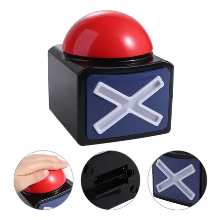Buzzer Botão De Resposta Passa Ou Repassa Jogo Torta Na Cara