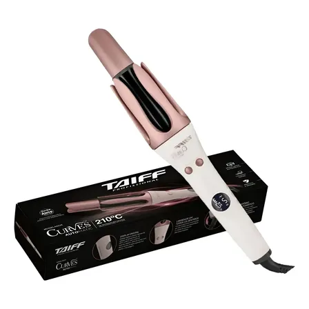 Modelador Taiff Automático Curves Rose Turbo Íons 210°c