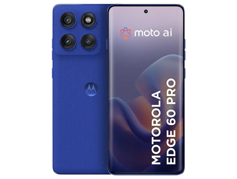 Smartphone Motorola Edge 60 Pro 256GB Azul 5G 24GB RAM 6,7" Câm. Tripla + Selfie 50MP