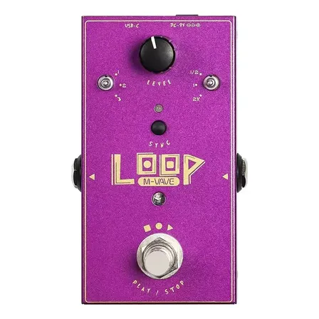 M-vave Loop-ii Looper Pedal De Guitarra Afinador Pedal Rosa-chiclete