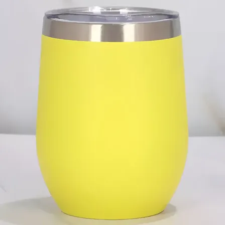 Kit Com 10 Copos Térmico Cuia Com Tampa Acrílica 350ml