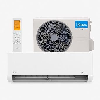 Ar Condicionado Split Midea Hi Wall Inverter AI Ecomaster 12.000 BTU/h Frio Monofásico Branco 38EFVCA12M8/42EFVCA12M8 127V