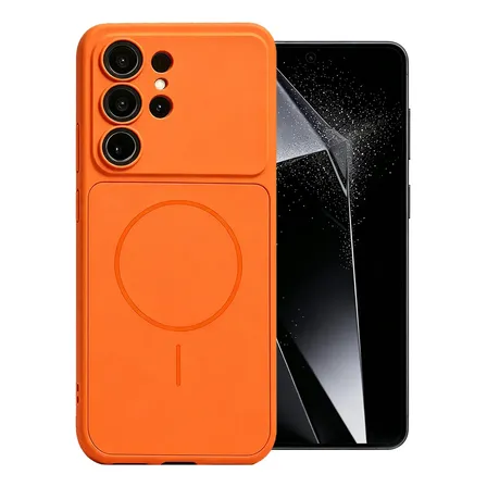 Capa Capinha Luxo Premium Para Samsung Galaxy Todos Modelos Laranja A36/a56