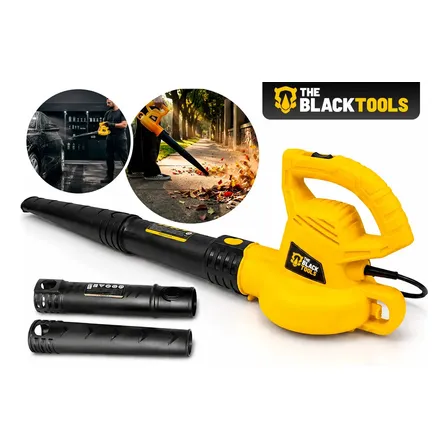 Soprador De Folhas E Resíduos Elétrico 2000w Para Jardim Bsf2000 The Black Tools