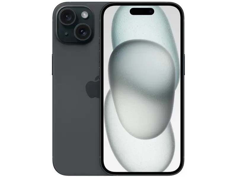 Smartphone Apple iPhone 15 128GB Preto - 5G + Carregador Apple USB-C 20W Original