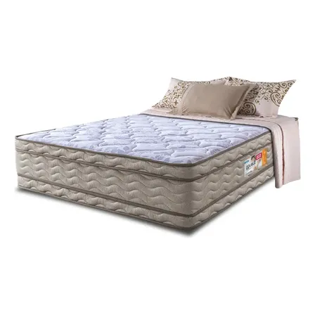Colchão Queen OrtoFirm 158x198x32 Double Face Espuma D33 Dourado