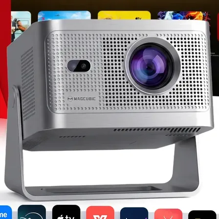 Projetor Magcubic HY350GT Full HD 1080p, com Google TV, 900 ANSI e Wi-Fi