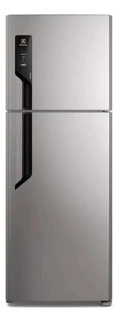 Geladeira Electrolux Frost Free com AutoSense 480L Efficient Duplex Inox Look TF71 Cor Prata