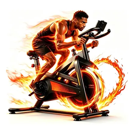 Bicicleta Ergométrica Spinning Inércia 15 Kg Peso Máx 150 Kg Vermelho 127/220v