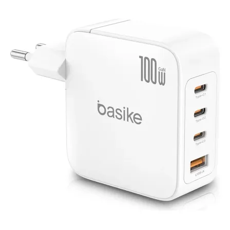 Carregador Fonte 100w Ultra-rápido Usb-c/usb-a | Universal Branco