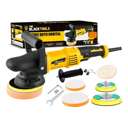 Politriz Eletrica Roto Orbital 15mm 5 E 6 Pol 950w PRO950 The Black Tools
