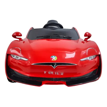 Carrinho Infantil Elétrico Conversível Bateria 12v Bluetooth Vermelho 127/220v