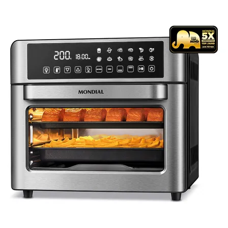 Fritadeira Air Fryer Forno Oven Digital 25 Litros Mondial Preto AFO-25L-BI 127V