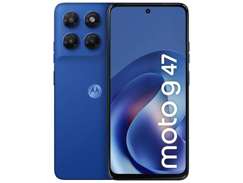 Smartphone Motorola Moto g47 128GB 5G 12GB (4GB RAM + 8GB RAM Boost) Grafite 6,7" Câm. Dupla Selfie 32MP