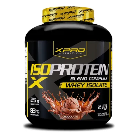 Whey Protein Iso Blend Complex Zero Açúcar 2kg - Xpro Sabor Chocolate