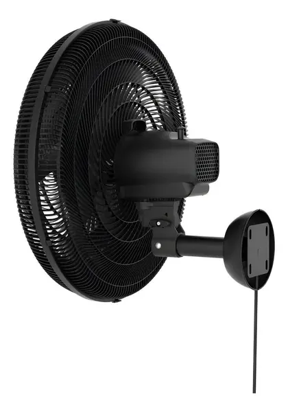 Ventilador de Parede Oscilante Ventisol Premium 50cm 6 Pás 135W 3 Velocidades Preto 220V