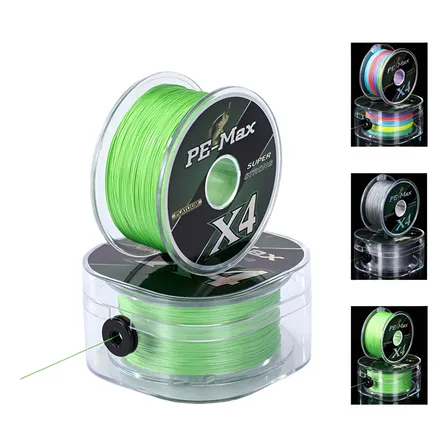 Linha De Pesca Multifilamento 300metro Pe 4 Fios Supertração Verde-0.28mm-16kg-3.0
