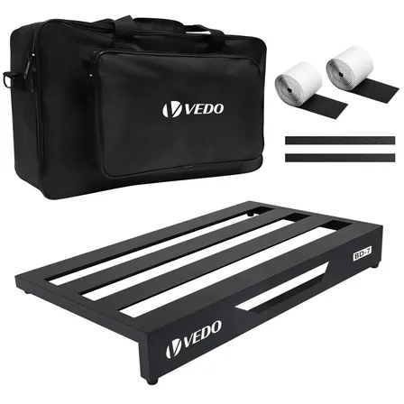 Pedalboard Angulado Vedo Para Pedais De Guitarra Com Bolsa