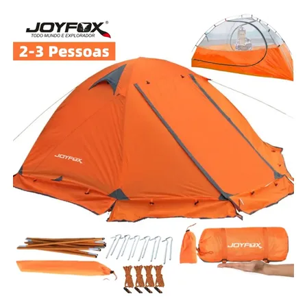 Barraca Joyfox Para 2 Pessoas, Impermeável 3500mm e Ultraleve