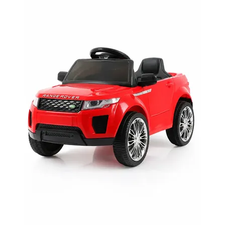 Carro Elétrico Infantil Grande Vermelho com Controle Remoto, Música, Luzes LED, Acelerador no Pedal, Bateria Recarregável, Brinquedo Elétrico para Crianças