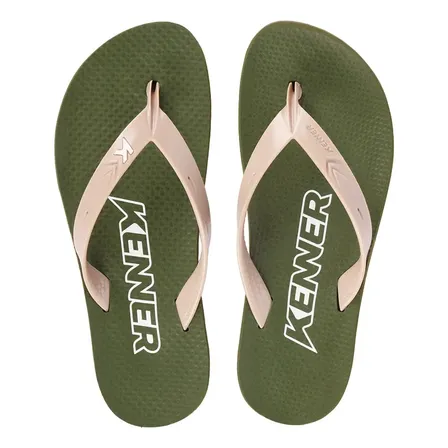 Sandália Sem Gênero Kenner Summer Crepe/verde Militar/argila Liso 43