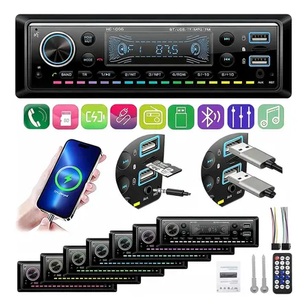 Mp3 Player Som Automotivo Radio Bluetooth Fm Usb Carro 1 Din