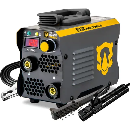 Máquina Inversora De Solda Portátil Mma Eletrodo 220v Preto 220v