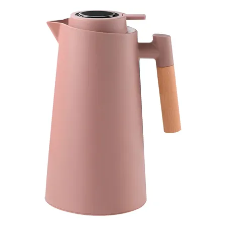 Garrafa Térmica 1 Litro Com Termômetro Led Para Chás / Café Marrom