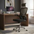 Cadeira De Escritório Ergonômica Ravena Apoio Lombar E Nuca