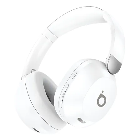 Headphone Bluetooth, Redução De Ruído Do Anc, Microfone Enc(chamada Hd Bluetooth), Bateria 30 Horas, Bluetooth 5.4, Estéreo Hi-fi, Chamadas Por Bluetooth, Design Dobrável, Ba-fon042 Cor Branco