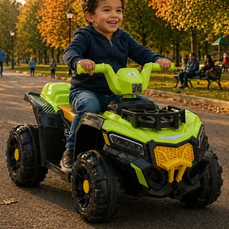 Mini Quadriciclo Elétrico Infantil 6v Verde Luz Som Unitoys Verde 127/220v