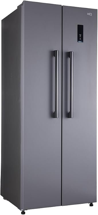 Geladeira Refrigerador HQ Frost Free Side By Side 460 Litros Cinza HQ-460SBSFF (127V)