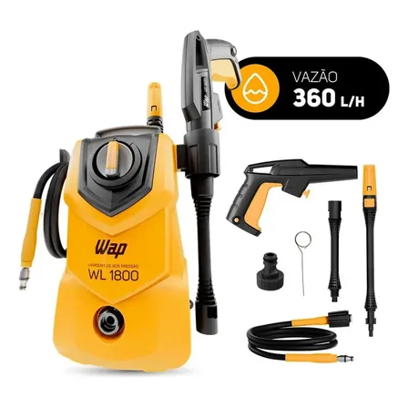 Lavadora de Alta Pressão Compacta WAP WL 1800 1400W 1500PSI 360L/h 127V
