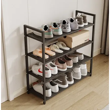 Sapateira Organizador Sapatos Metal 4 Andares 70cm 16 Pares