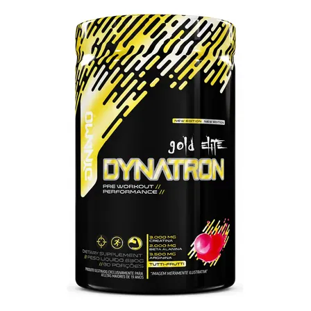 Pré Treino Dynatron Gold 630g Força Pump Força - Dynamo Labz Tutti Frutti