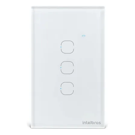 Interruptor Inteligente Touch WI-FI 3 Teclas EIW 1003 Branco Intelbras