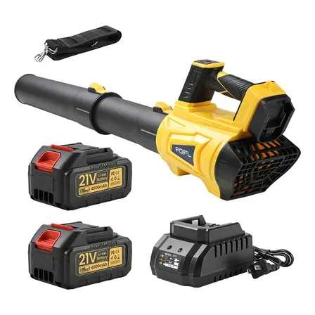 Soprador Portátil,5 Modos Mega Potente Bateria Dupla 110/220 Amarelo 127/220v