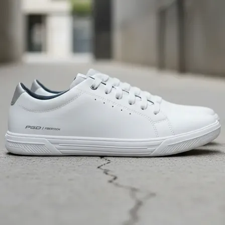 Tenis Casual Pegada Masculino 172801 Branco Liso 40 Br