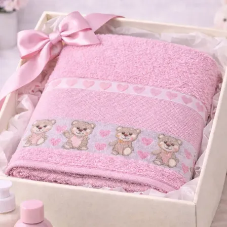 Toalha De Banho Infantil Personagens Criança Bebe Revenda