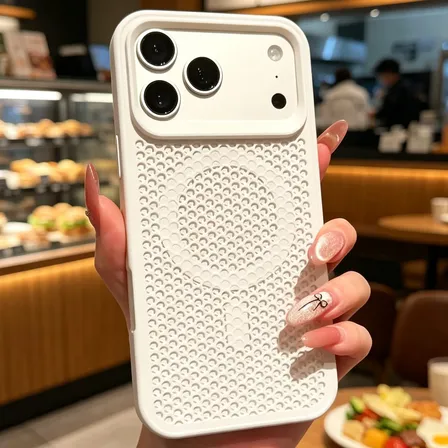 Capa Magnética Para iPhone 17 Pro Max + Função De Dissipação