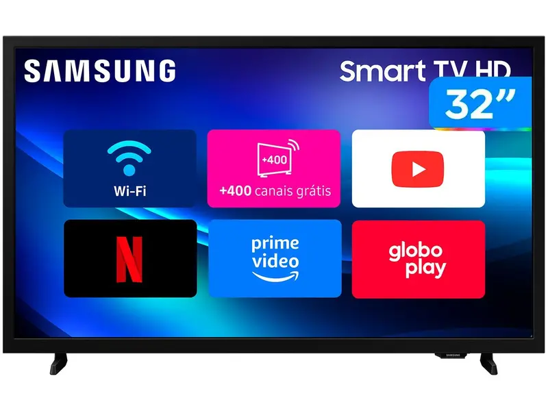 Smart TV 32” Samsung HD 32H5000F Tizen - 2 HDMI + Suporte para TV Biarticulável até 55”