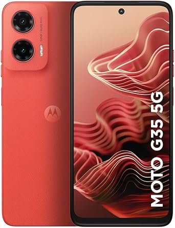 Smartphone Motorola Moto g35 5G - 256GB 12GB (4GB RAM+8GB Ram Boost) e Camera 50MP com AI NFC Tela 6.7"