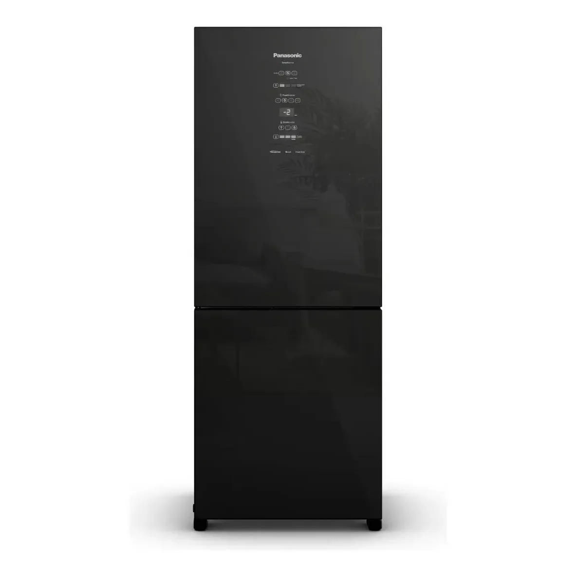Panasonic Geladeira Nr-bb65gv7bc 467l Black Glass Bivolt