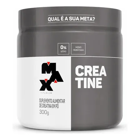 Creatina Monohidratada 300g Pó Max Titanium